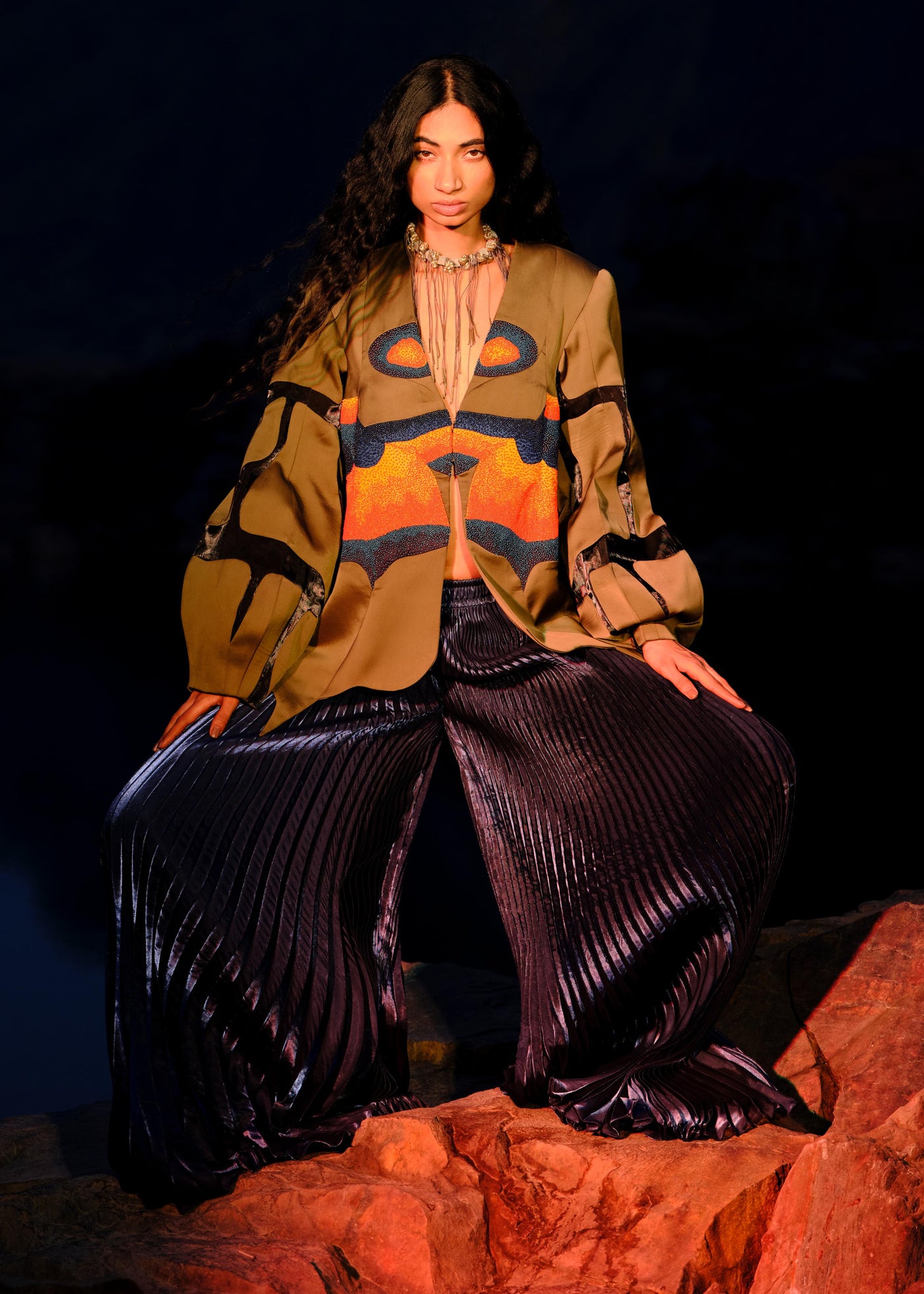 The Morphic Whispers Blazer