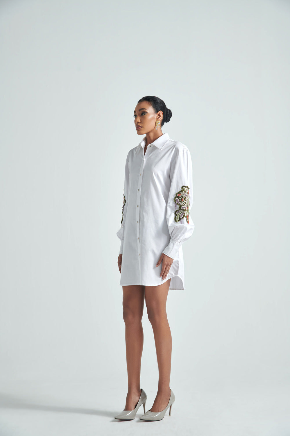FLOURISHING SHIRT DRESS