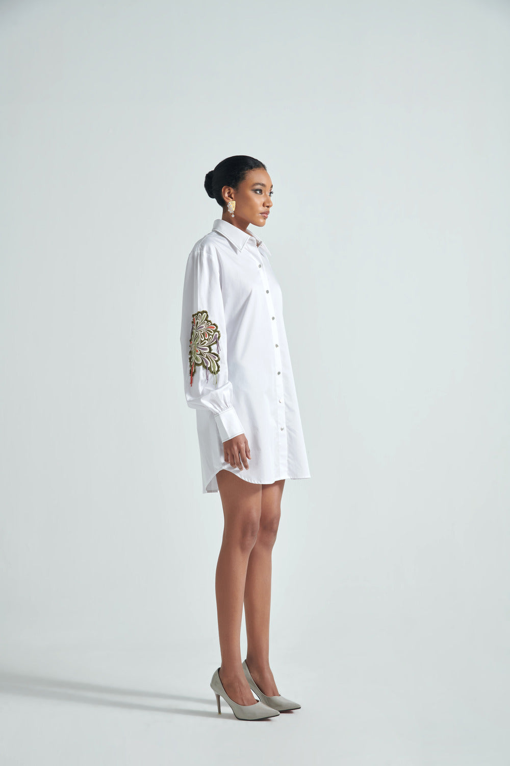 FLOURISHING SHIRT DRESS