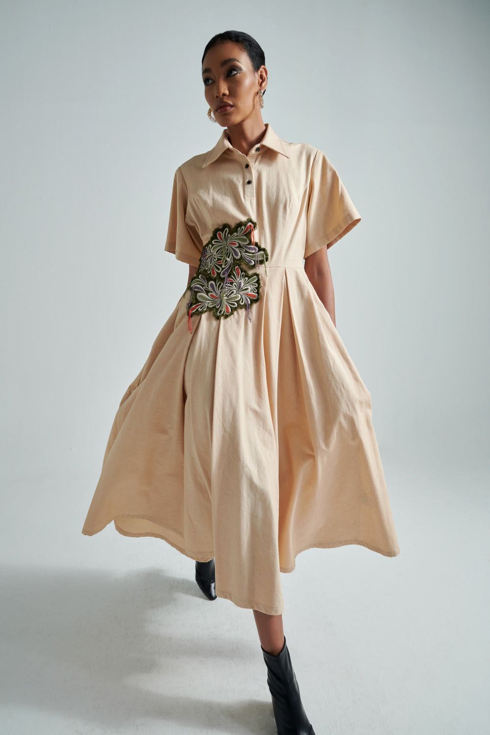 Sandstone Bloom Dress
