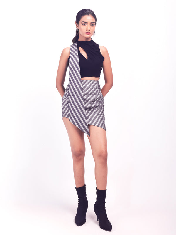 GRAPHITE CALM SKIRT