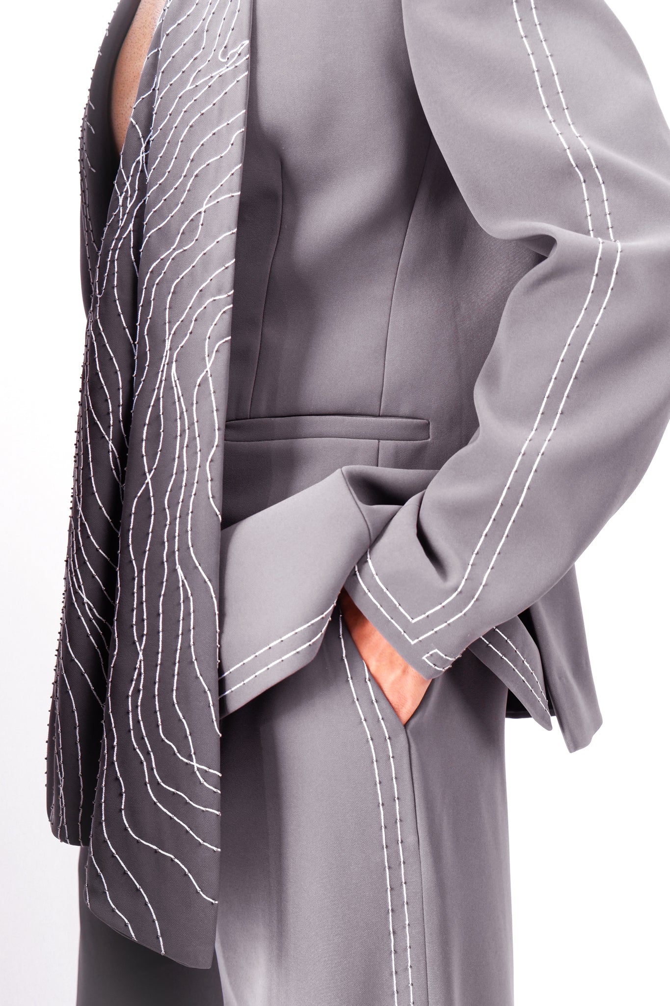 SILVER DUSK BLAZER