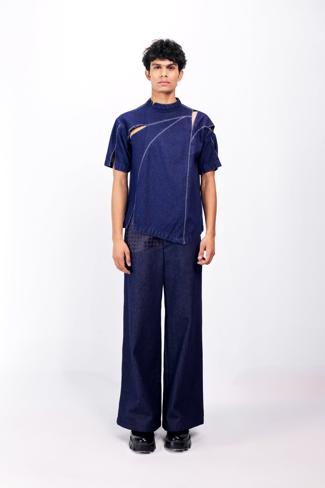 WEATHERED INDIGO T-SHIRT
