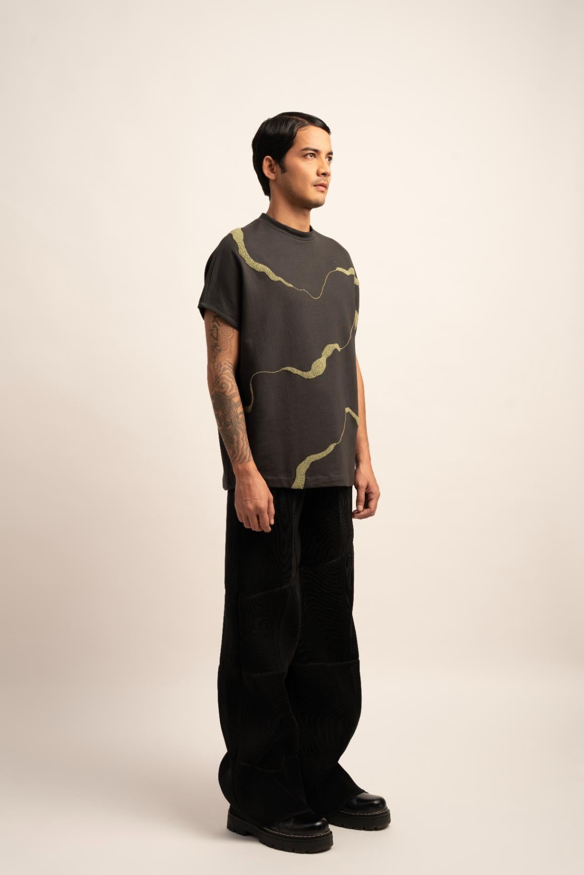 The Luxe Splendor Beaded T-Shirt