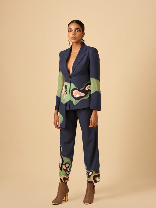 Undefined Applique Suit