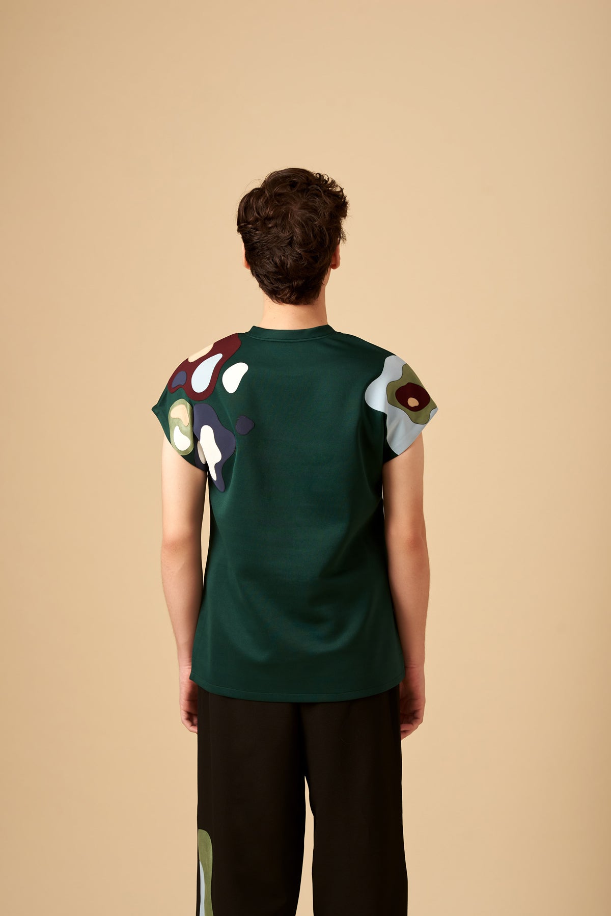 UNDEFINED APPLIQUE MENS T-SHIRT - siddhantagrawal