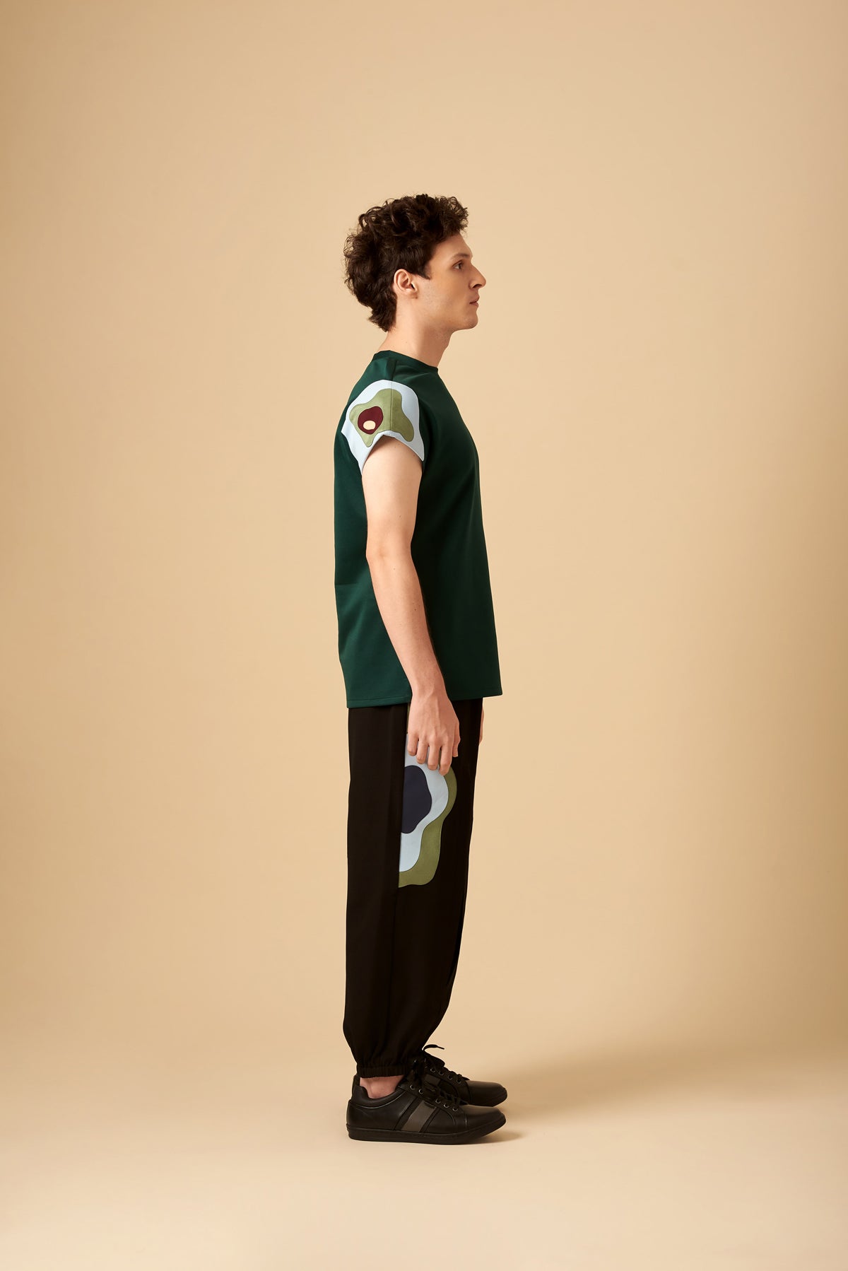 UNDEFINED APPLIQUE MENS T-SHIRT - siddhantagrawal