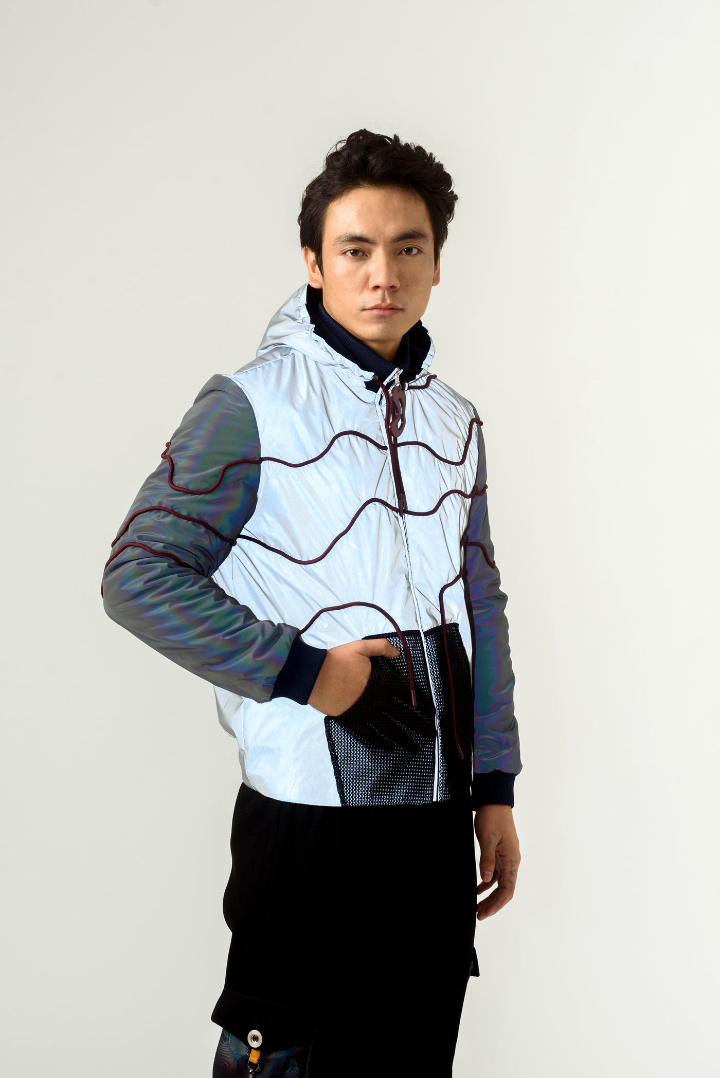 Unisex Reflect Bomber Jacket - siddhantagrawal