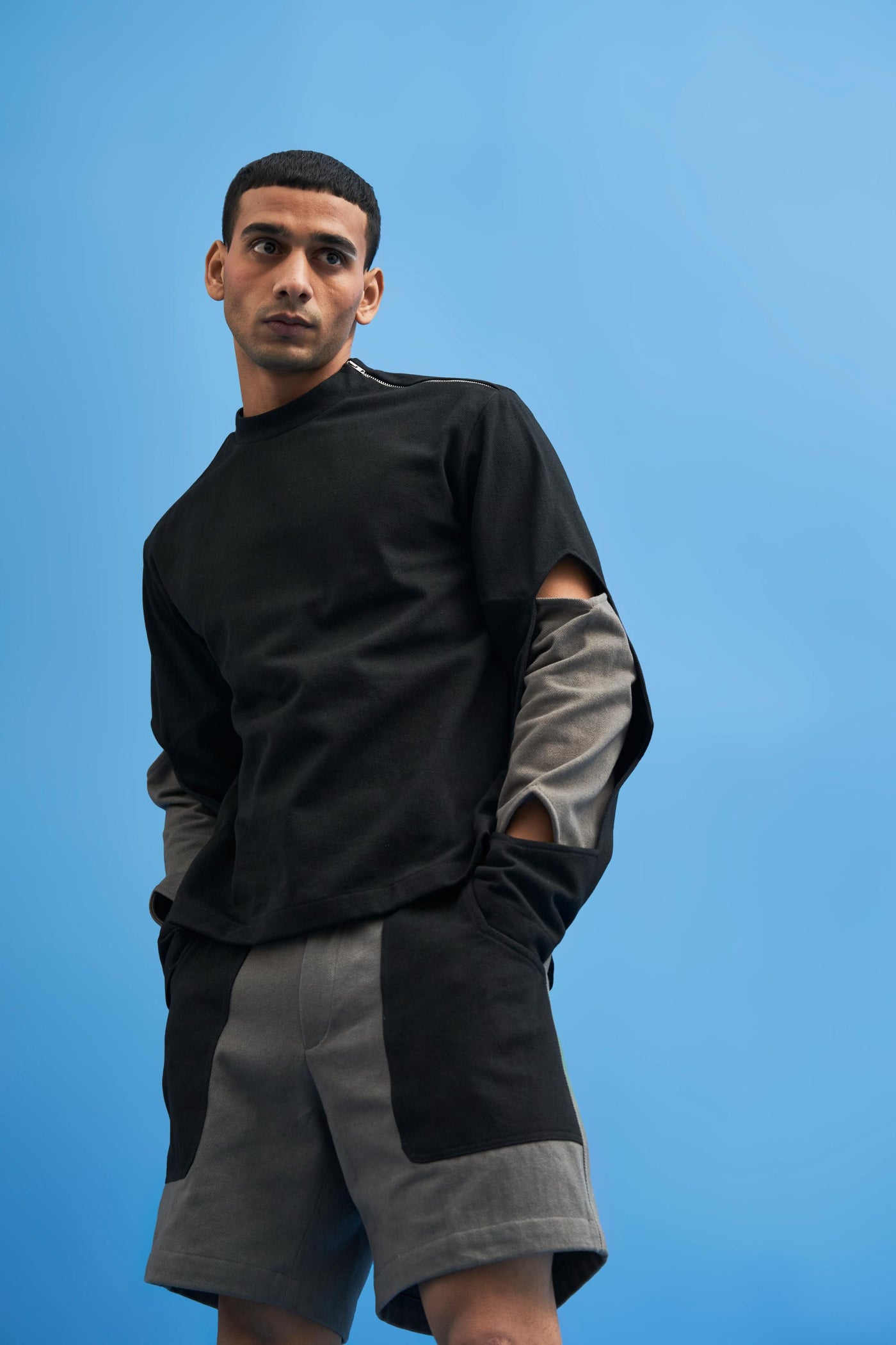 Layered Structured Shorts