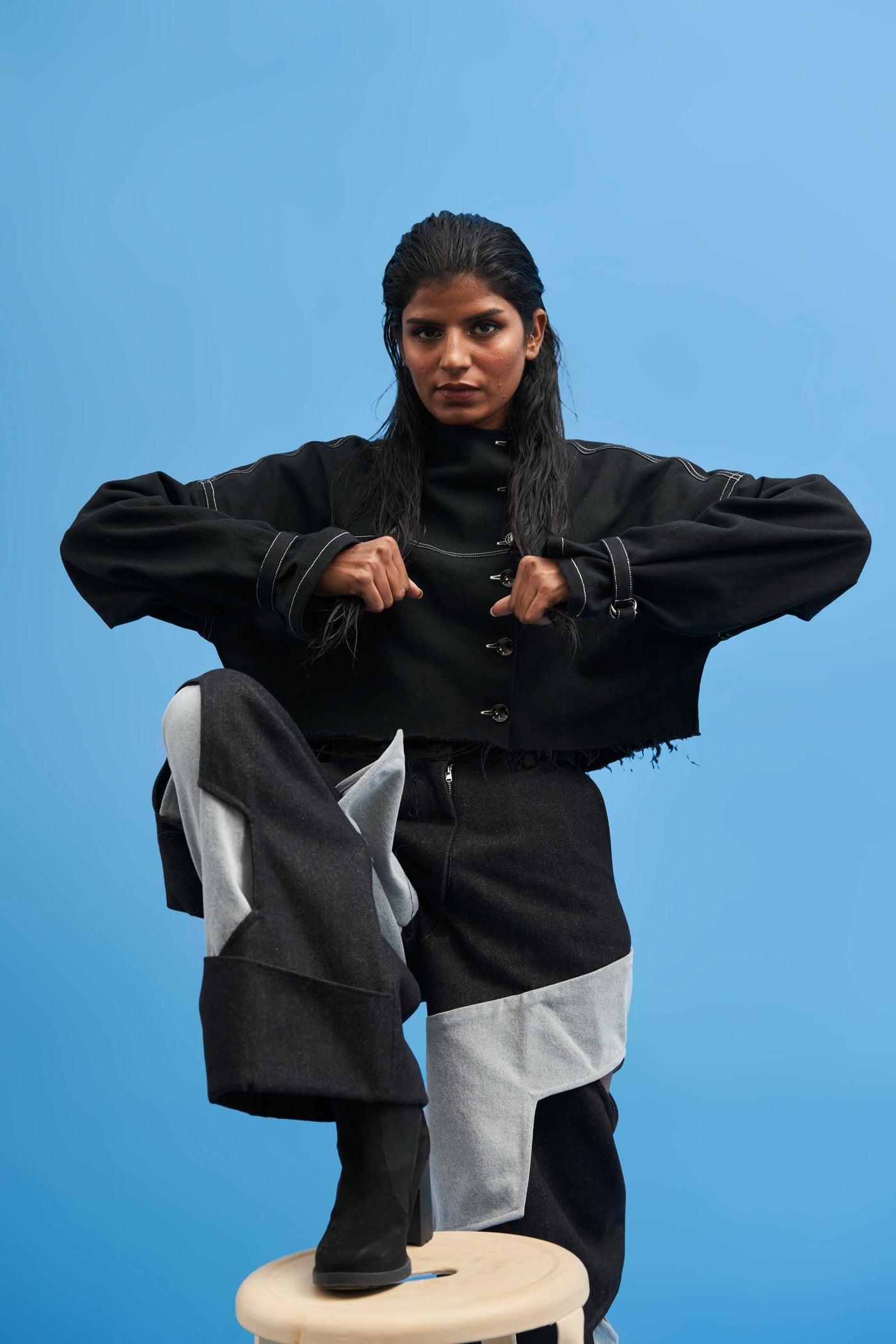Sutairu Cropped Jacket