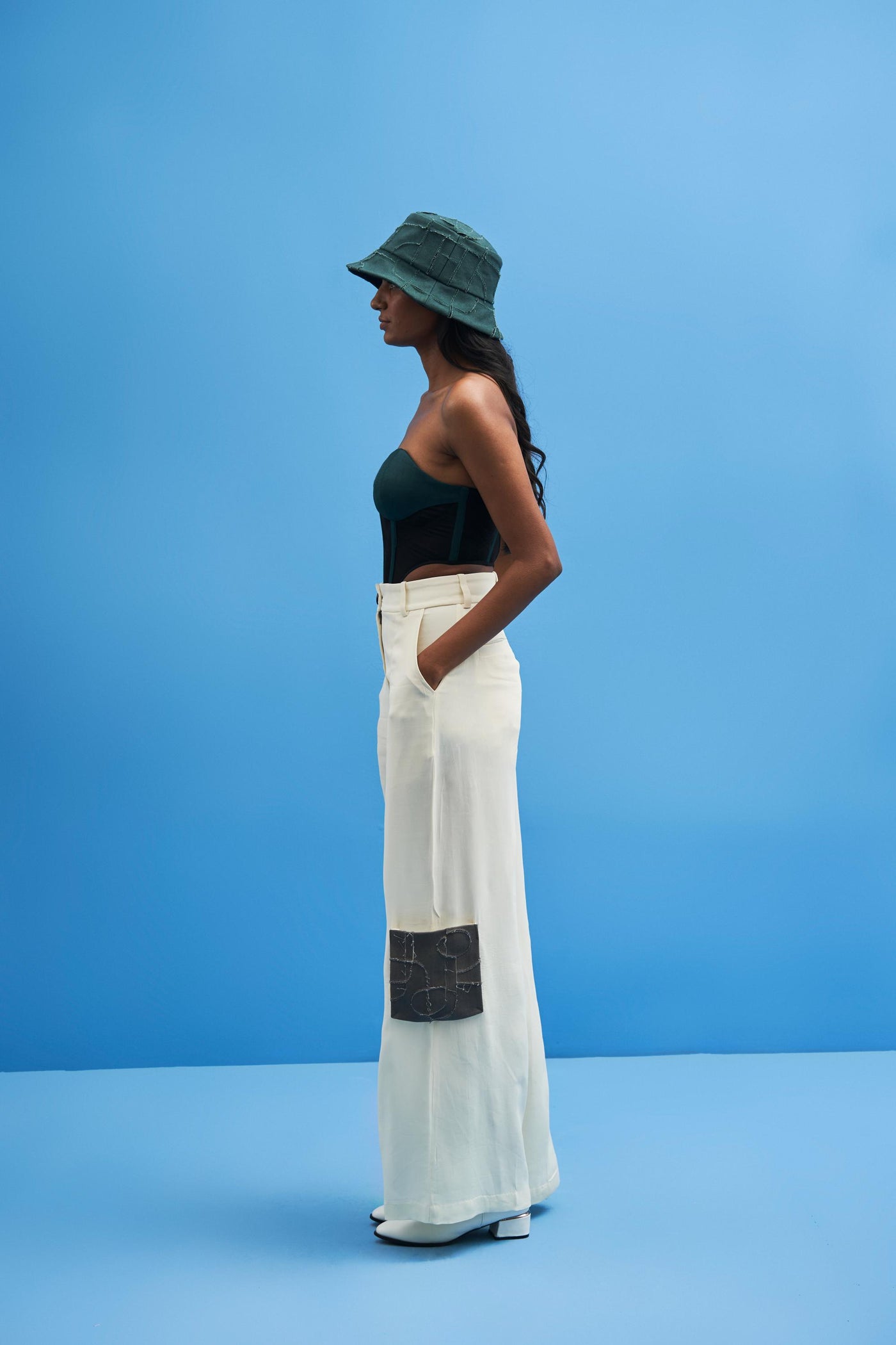 Off-White Shoji Patchwork Trousers - siddhantagrawal