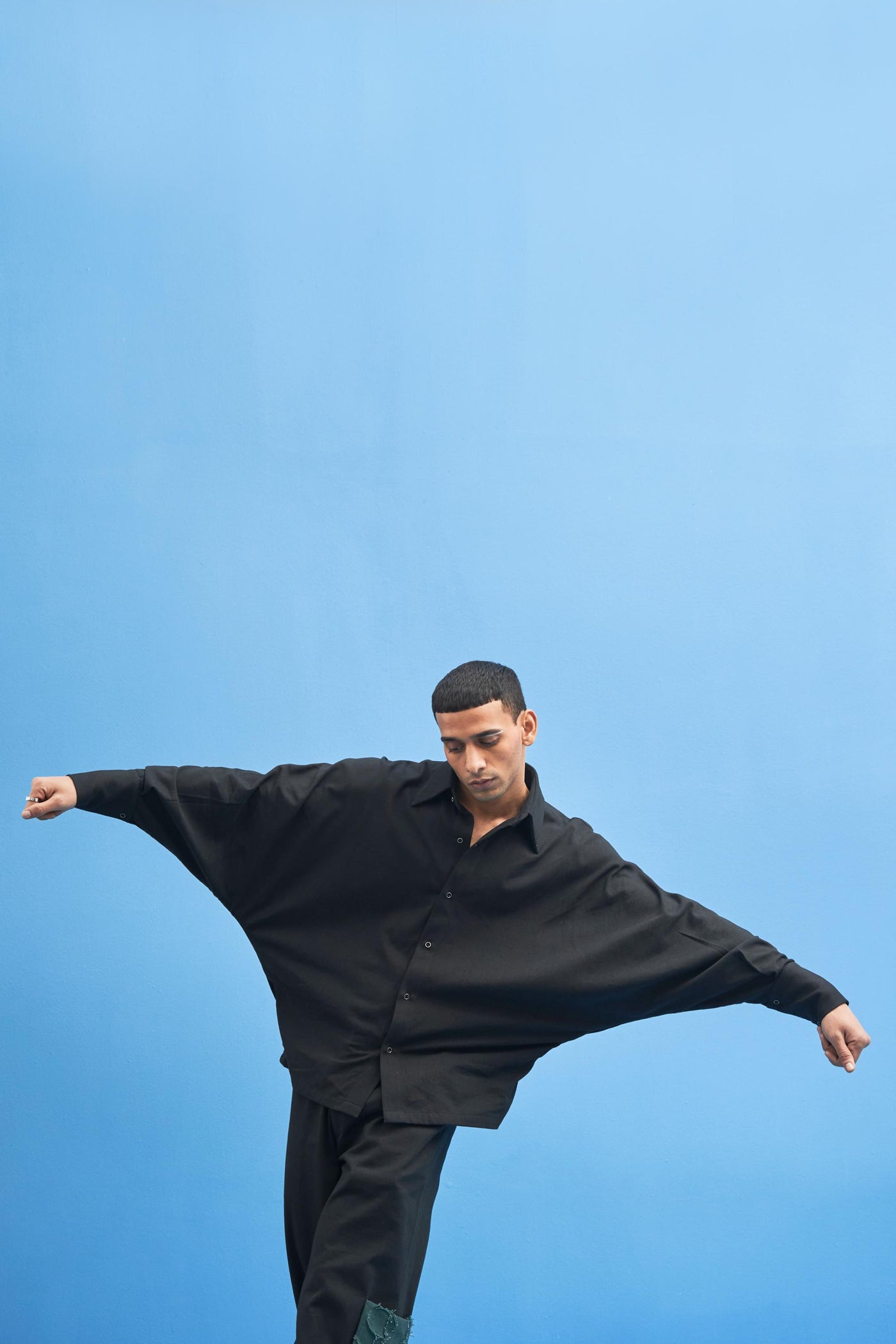 Black Batwing Shirt - siddhantagrawal