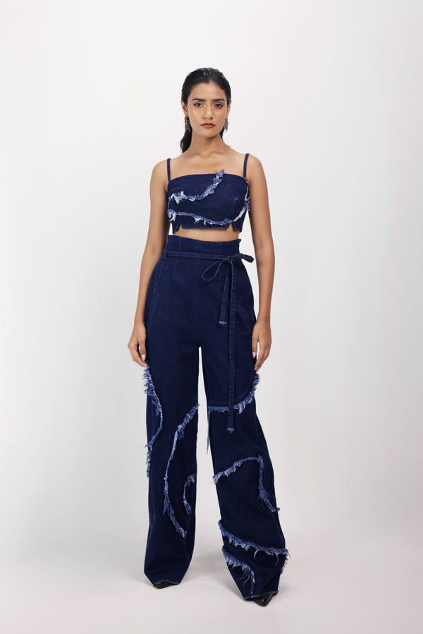 WEATHERED INDIGO TROUSER
