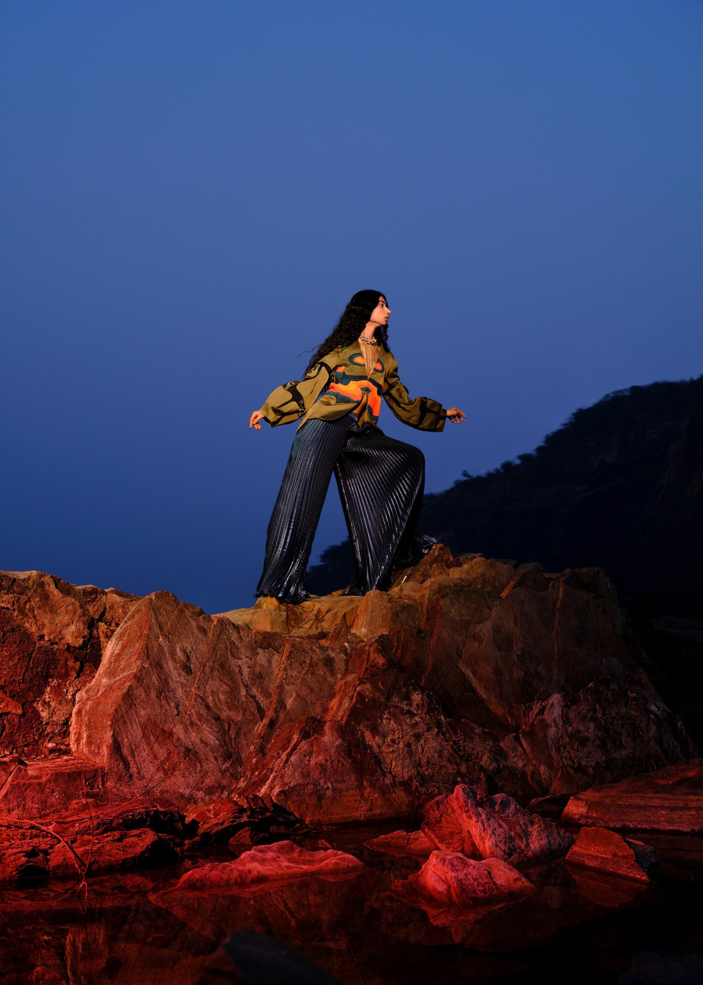 The Luminous Pleated Trousers