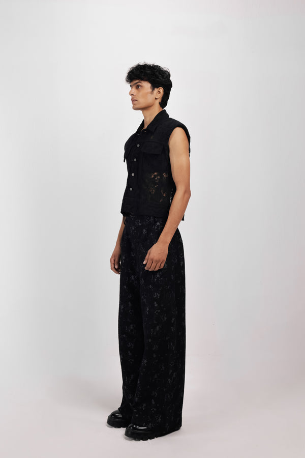 VEIN SCRIPT TROUSER