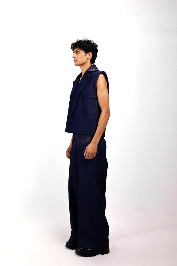 INDIGO DRIFT TROUSER