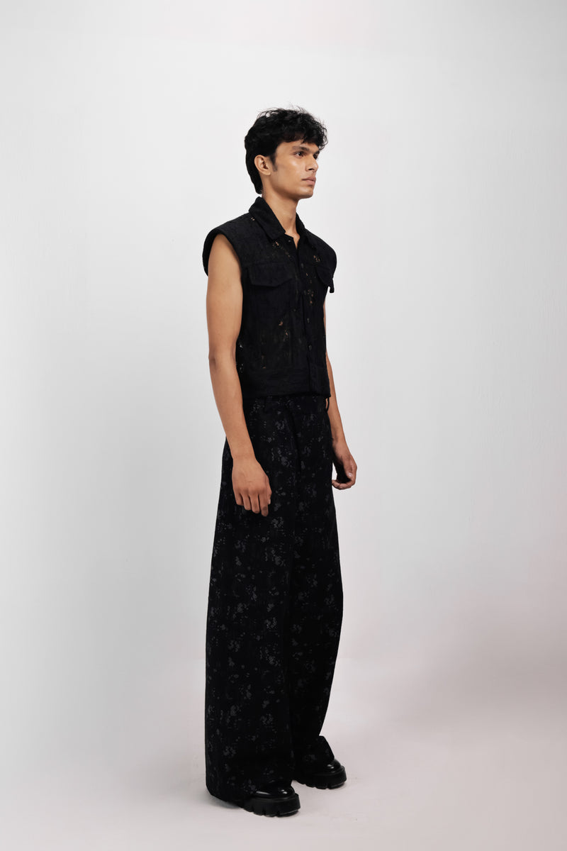 VEIN SCRIPT TROUSER