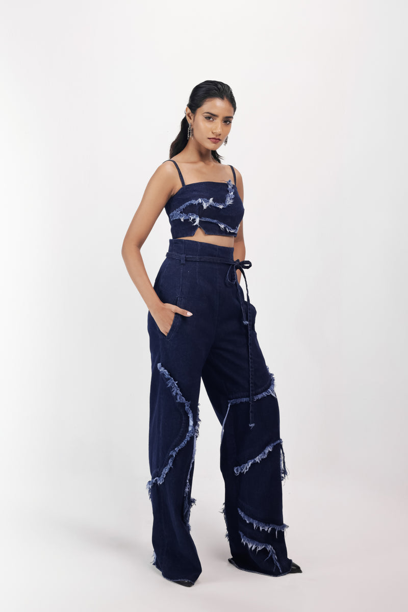 WEATHERED INDIGO TROUSER