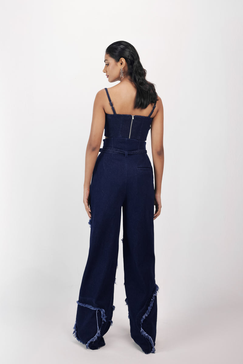 WEATHERED INDIGO TROUSER