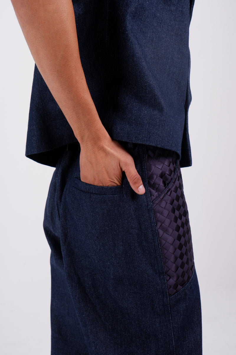 INDIGO DRIFT TROUSER
