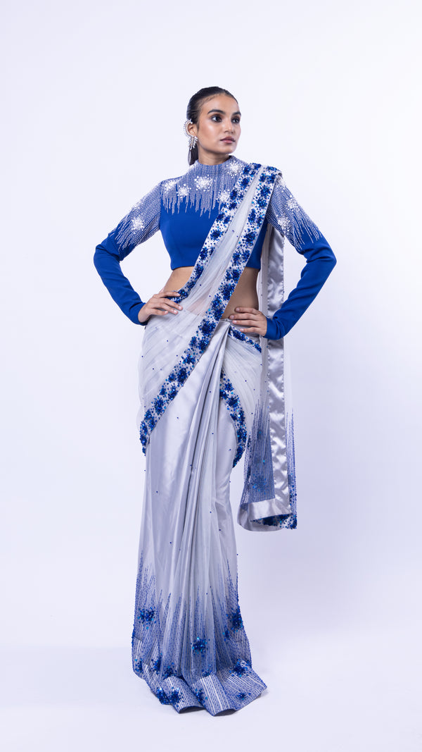 CORAL CONSTELLATION SAREE