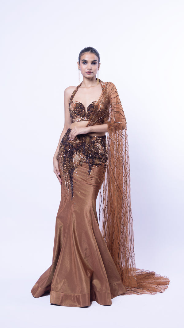 MOLTEN MIRAGE SAREE