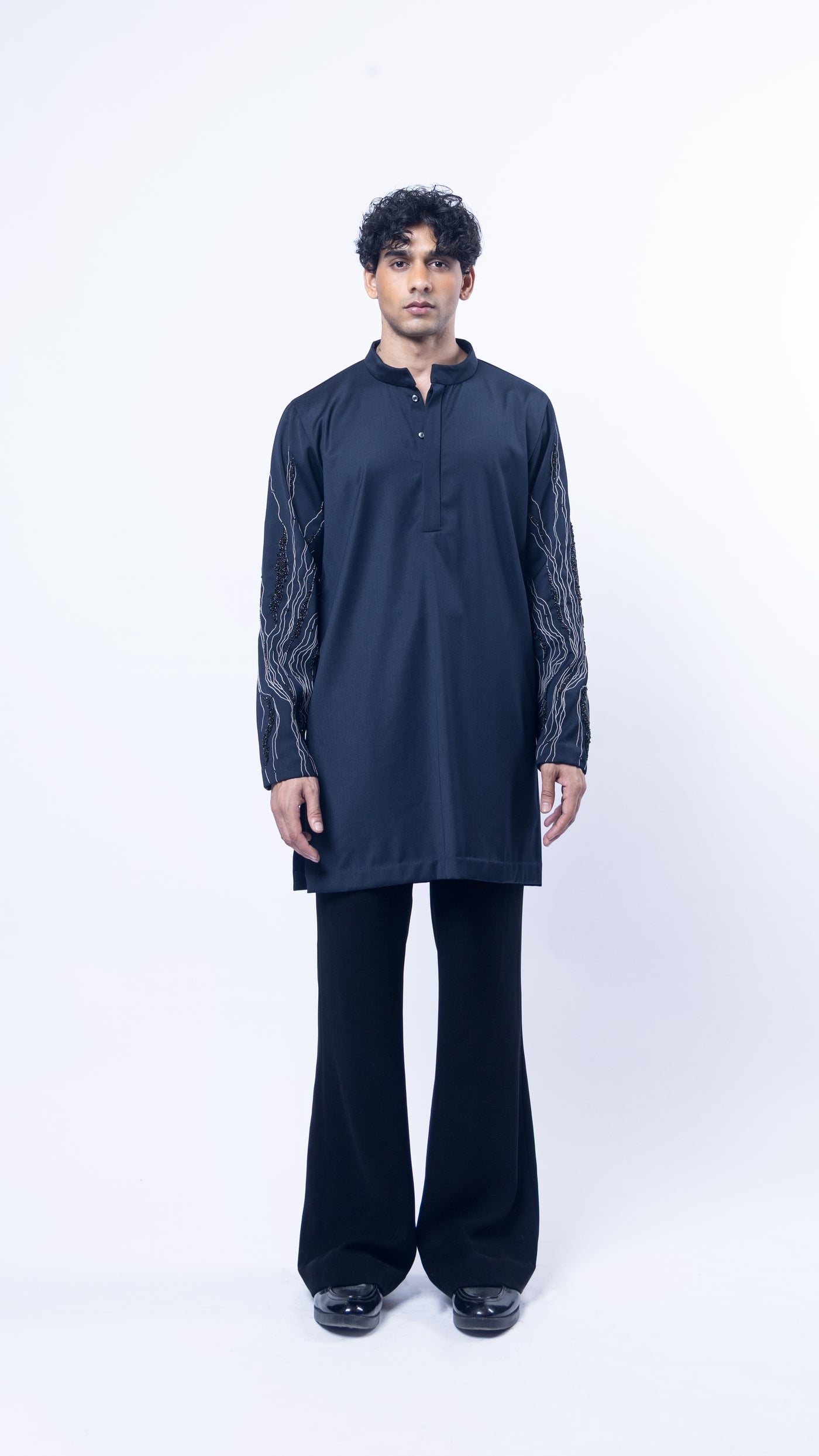 VEIN TRACE KURTA SET