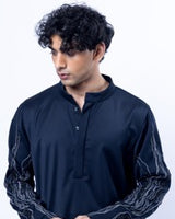 VEIN TRACE KURTA SET