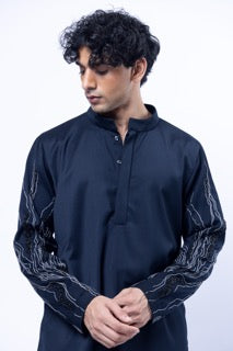 VEIN TRACE KURTA SET