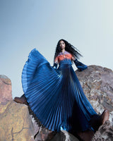 The Luminous Flutter Beaded Gown