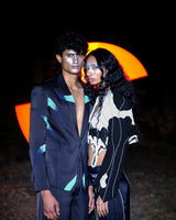 The Opulent Morpho Beaded Blazer