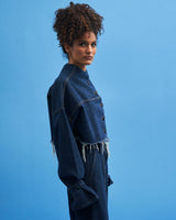 Denim Cropped Jacket