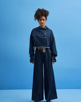 Denim Cropped Jacket