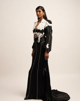 The Opulent Morpho Beaded Blazer