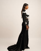 The Opulent Morpho Beaded Blazer