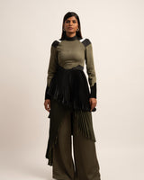 The Chaos Cascade Trousers & Skirt Set