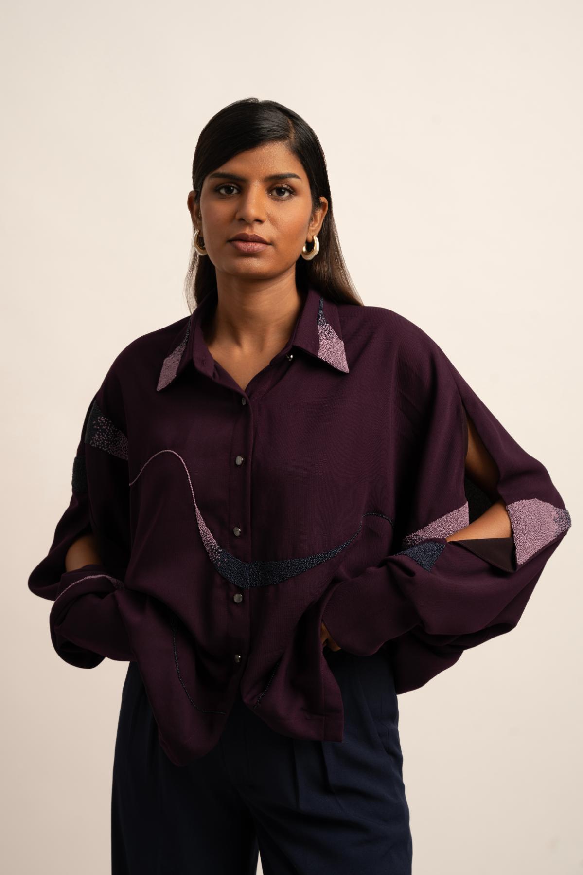 The Celestial Visions Beaded Shirt