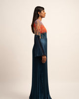 The Luminous Flutter Beaded Gown