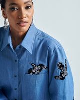 AVIAN CHIC SHIRT DRESS