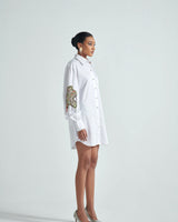 FLOURISHING SHIRT DRESS