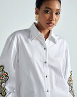 FLOURISHING SHIRT DRESS