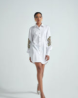FLOURISHING SHIRT DRESS