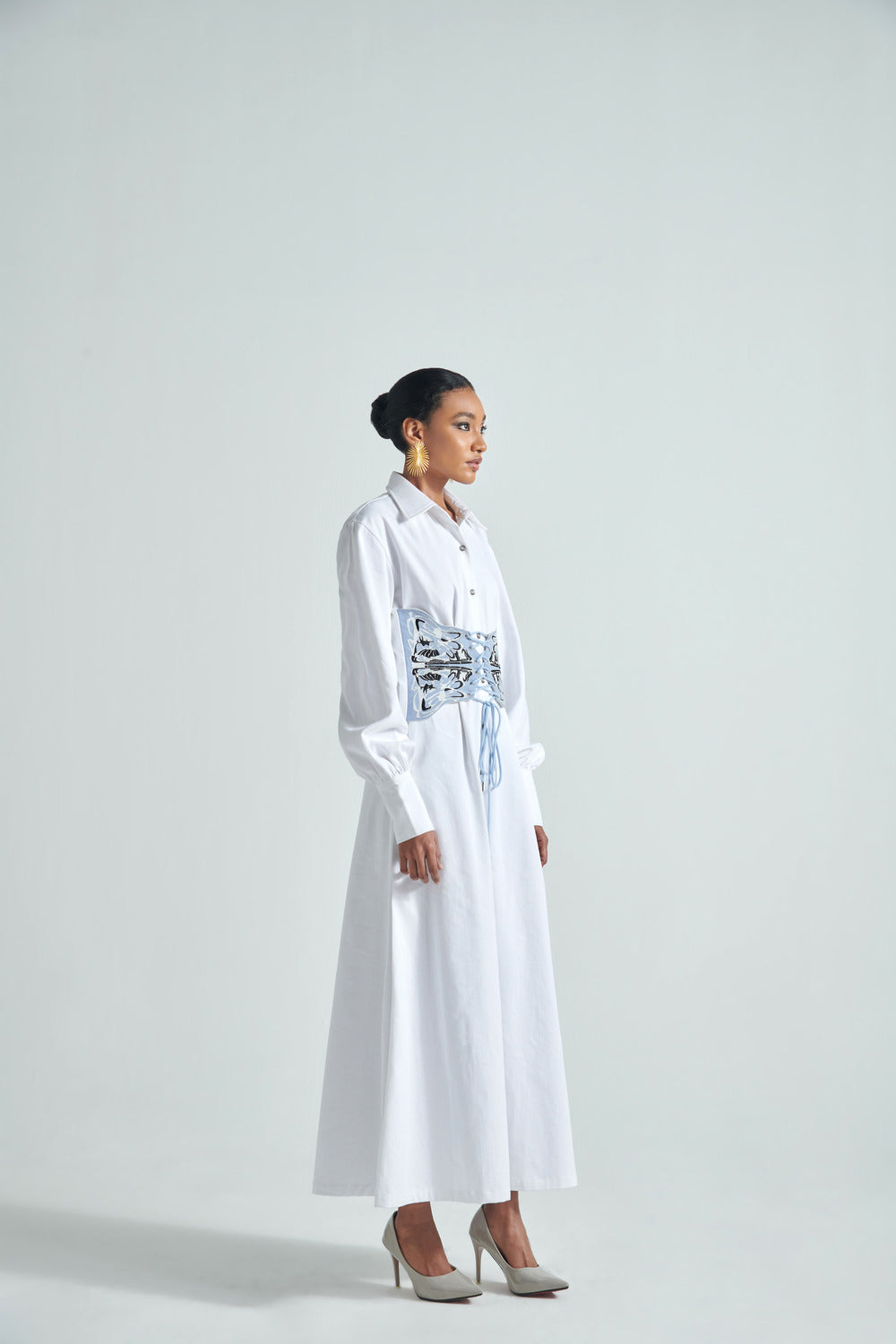 The Classic Corset Shirt Dress