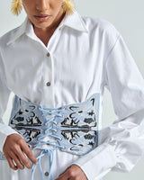 The Classic Corset Shirt Dress