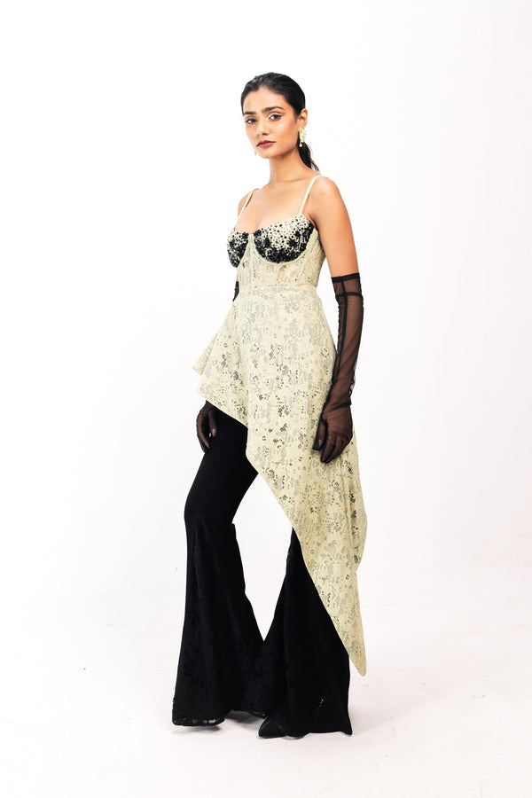 TROPICAL ECLIPSE CORSET TOP
