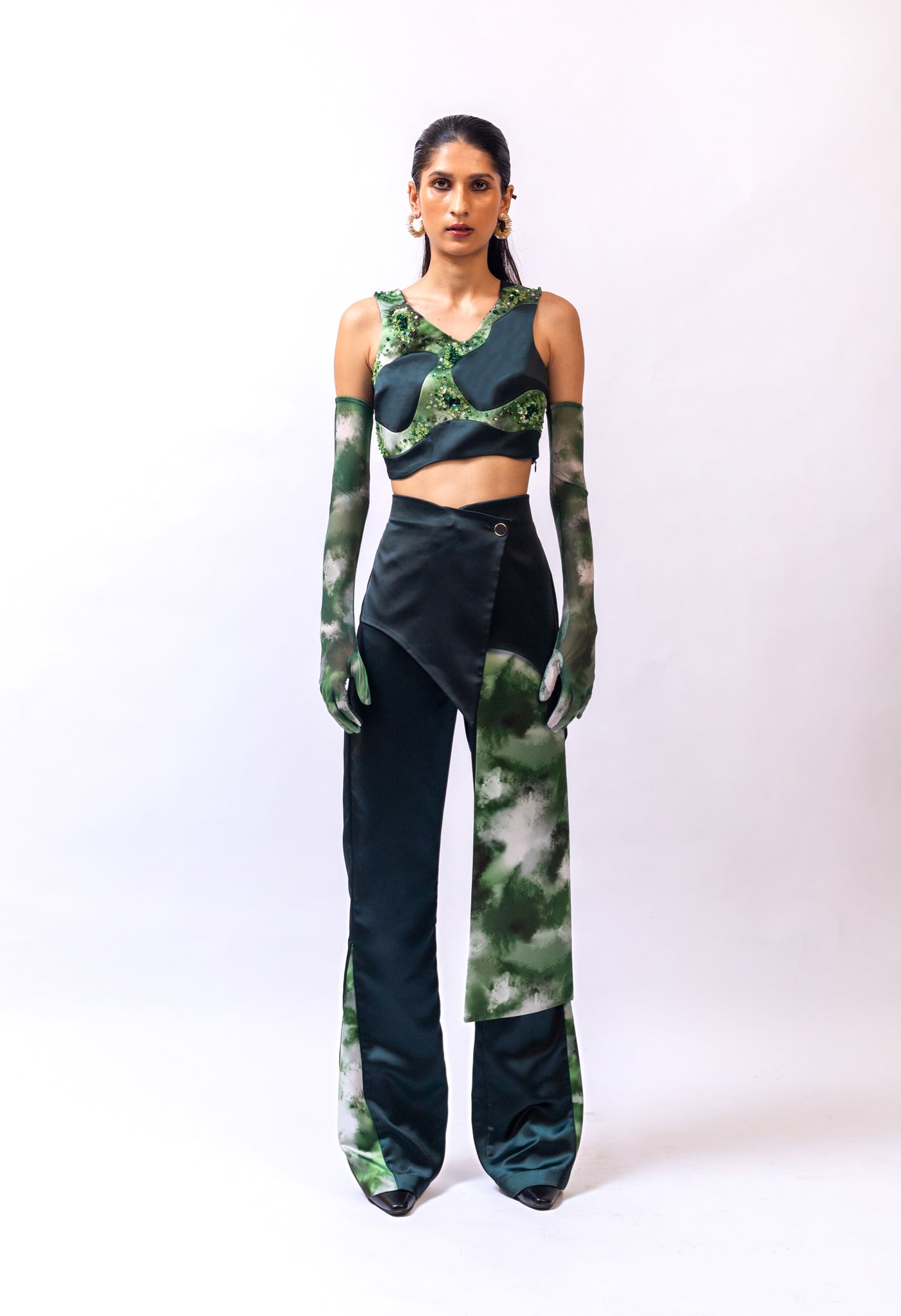 MOSS MOSAIC TOP