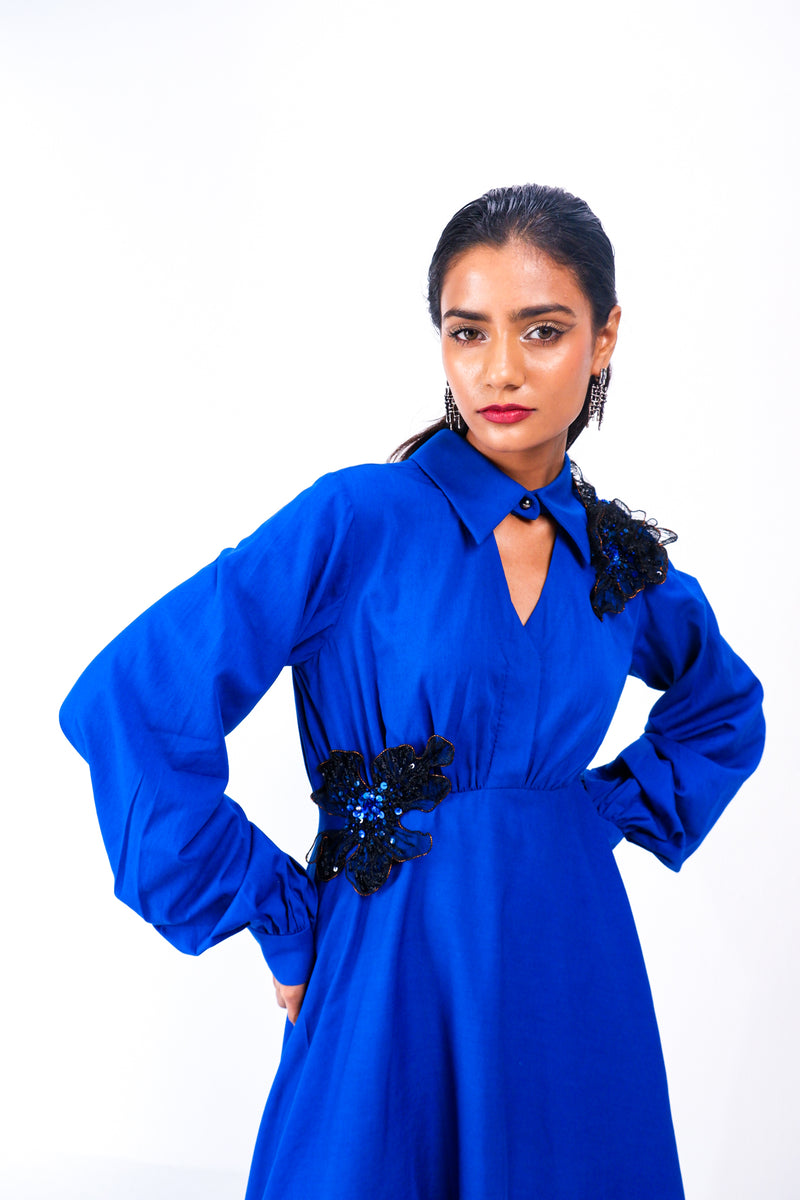 SAPPHIRE WILT DRESS