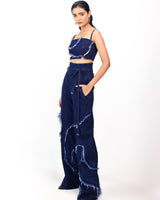 WEATHERED INDIGO BUSTIER