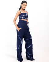 WEATHERED INDIGO BUSTIER