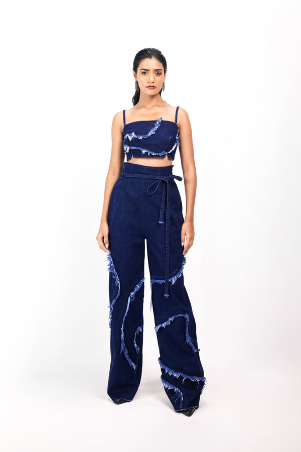WEATHERED INDIGO TROUSER